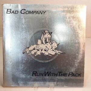 Bad Company ~ Run With The Pack (Vinyl LP, 1976) gatefold